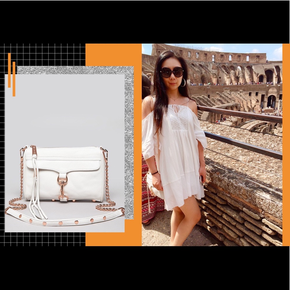 Rebecca Minkoff Mini MAC Rose Gold Purse👛